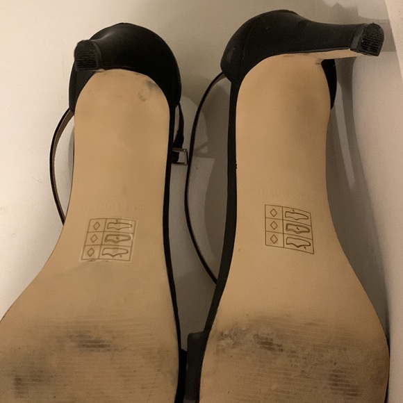 Black Ankle Strap Heels - Picture 5 of 5